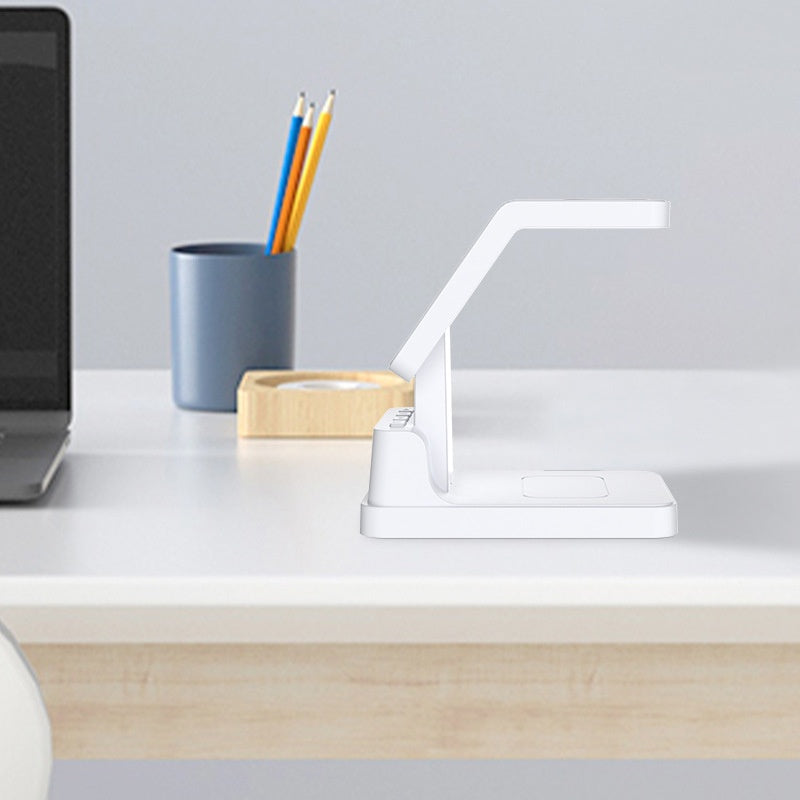 Magnetic Three-in-one 15W Wireless Charger With Clock