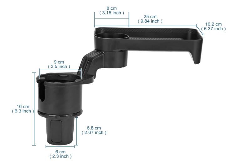 2-in-1 Car Cup Holder 72.00 SAR