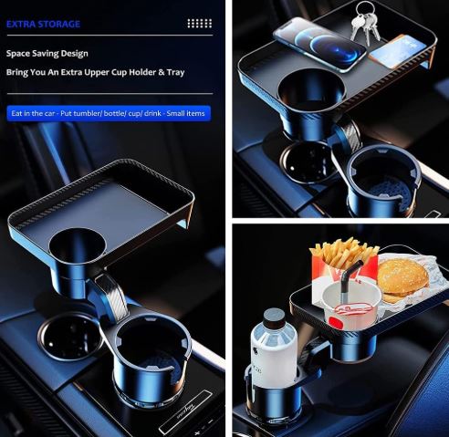 2-in-1 Car Cup Holder 72.00 SAR
