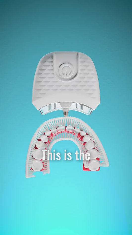 Smart Electric Toothbrush USB Rechargeable U-shaped Tooth